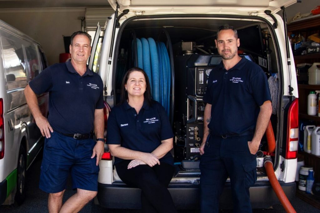 Nu-Look Carpet & Upholstery Cleaning service vehicle