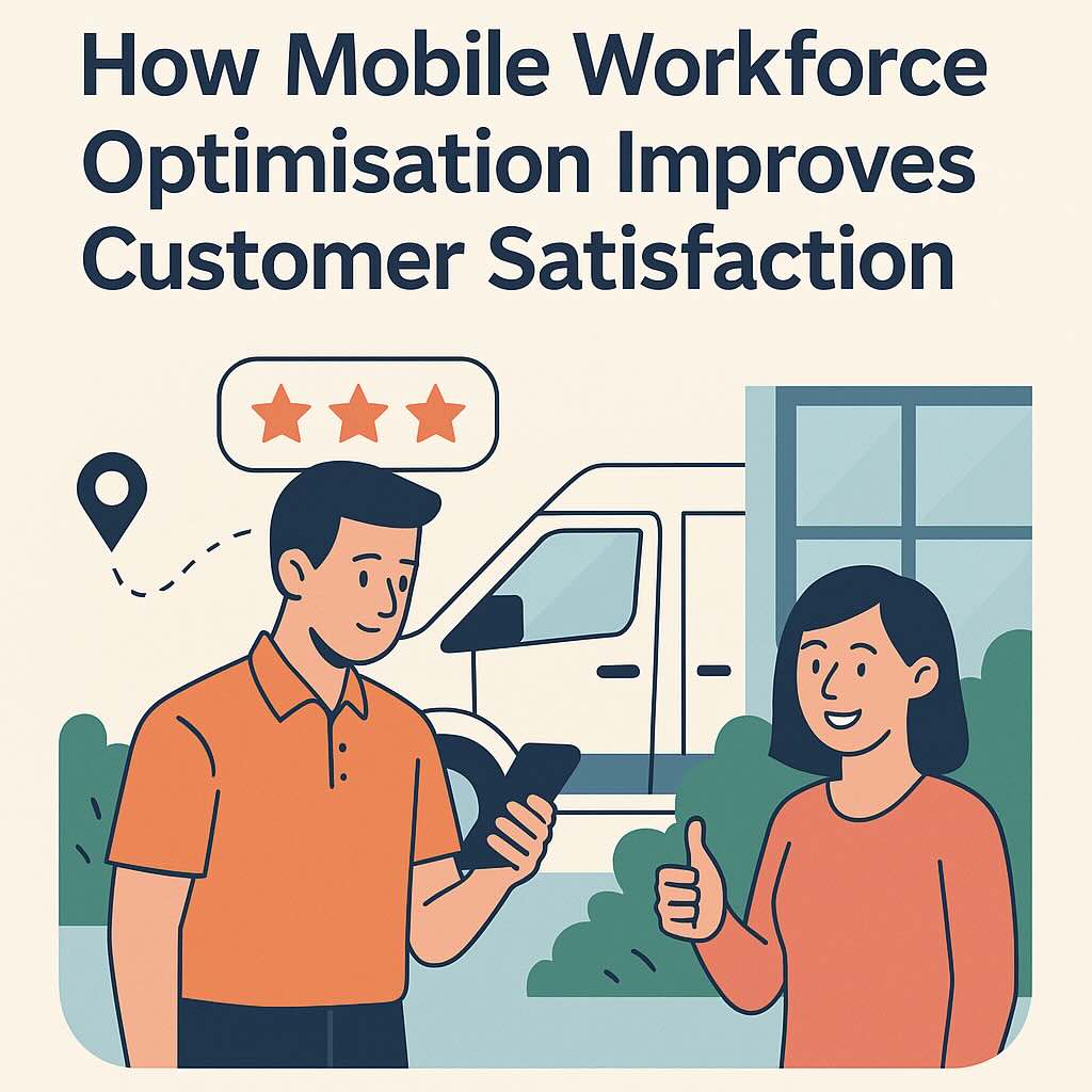How Mobile Workforce Optimisation Improves Customer Satisfaction